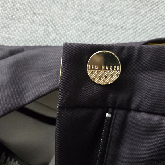 Ted Baker Black Pants with Side Zipper - Picture 4 of 7